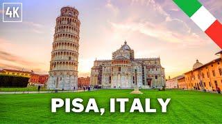 Pisa Italy Walking Tour - 4K with Captions