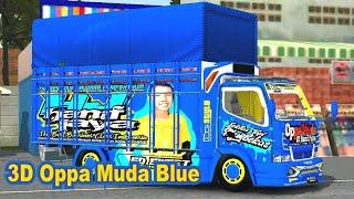 3D NEW OPPA MUDA BLUE ALAN DARMA S  Bus Simulator Indonesia V 3.6.1