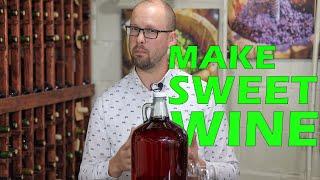 How to Make a SWEET WINE at Home Without Exploding Bottles