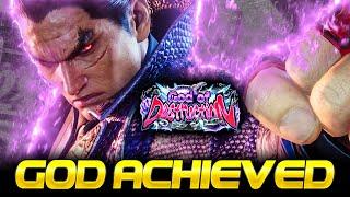 I Reached The Highest Rank In Tekken 8... God Of Destruction Kazuya