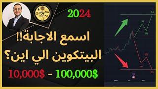 تحليل سوق البيتكوين الي اين في 2024 ؟