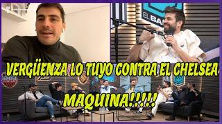 GERARD PIQUE Y IKER CASILLAS HABLAN DEL ROBO DEL CHELSEA Y LA LIGA DEL MADRID  #CHUPCHUPKINGS6