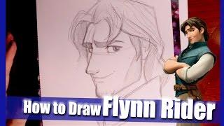 How to Draw Flynn Rider Eugene from Disneys Tangled - @dramaticparrot