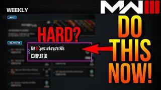 *ONE GAME* How To Get 30 LONGSHOT Kills in MW3