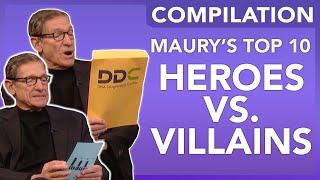 Top 10 Compilation Heroes Vs. Villains  Best of Maury