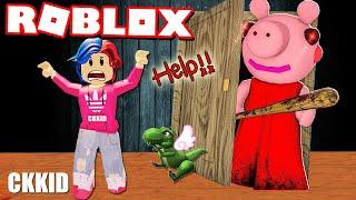 จอชจอมป่วน ตอน หนีออกจากบ้านหมูสีชมพู ระดับอีปิก   Roblox PIG GRANNY Piggy ckkid