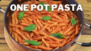 One Pot Pasta with Tomato Sauce  Quick and Easy Recipe