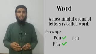 Basic of English Grammar word & sentence in Pashto lecture