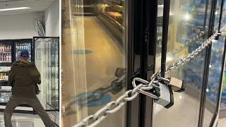 SF Walgreens puts chains on freezers as shoplifters target store 20 times a day employee says