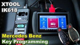 How to Program Keys 2008 - 2014 Mercedes-Benz with XTOOL IK618  W204 Mercedes-Benz