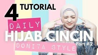 TUTORIAL HIJAB CINCIN DAILY DONITA STYLE part #2  DONITA ADI TV