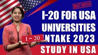 Form I-20 Fees for US Universities  Apply for USA Student Visa  Updates on F-1 Visa Process 2023