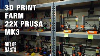 3D Print Farm Tour 22 Prusa i3MK3