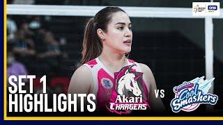 AKARI VS. CREAMLINE  SET 1 FINALS GAME HIGHLIGHTS  2024 PVL REINFORCED CONFERENCE  SEPTEMBER 4