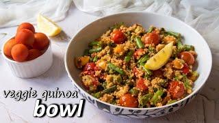 Delicious Quinoa Bowl  Healthy Quinoa Recipe  Vegan & Gluten-free