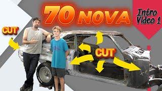 1970 Chevy Nova Build intro and JIG mount video restoration 1