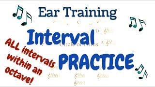 Ear Training Interval Practice - All Intervals