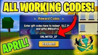 ALL NEW WORKING CODES IN BLOX FRUITS APRIL 2024 ROBLOX BLOX FRUITS CODES