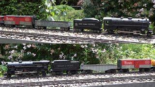 Marx versus Sakai - Who copied Who ? Marx 25249 NYC and Sakai Hudson & Pacific Steam Freight Set