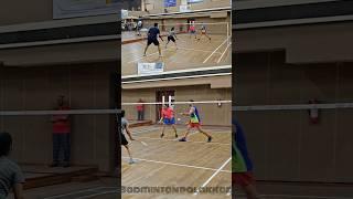 Cheeky way to finish a match#bwf #badmintonindia #badmintontrickshot #shorts