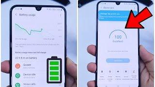 Most Useful Tips And Tricks For Battery Saving - Samsung One UI Galaxy A50 A70 M40 and More