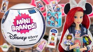 Surprise Mini Brands Disney Store Edition Series 1 opening mystery capsules