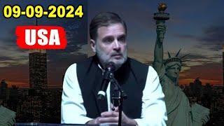  LIVE Rahul Gandhi addresses the Indian Diaspora in Dallas USA  09-09-2024  Congress LIVE