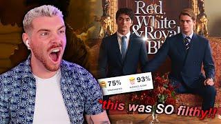 Gay man watches *RED WHITE & ROYAL BLUE*  movie reaction 