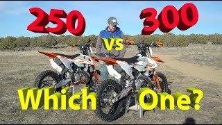 250 vs 300 2 Stroke Dirt Bike  Which One Should YOU Get??