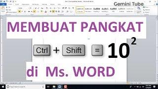 Cara Membuat Pangkat di Word  Membuat Meter Persegi di Word II Tips dan Trik Word