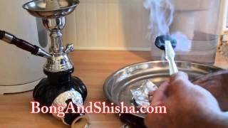 Good Cheap Quality Shisha  Hookah  Water pipe. How to. Making a Shisha and Smoking it