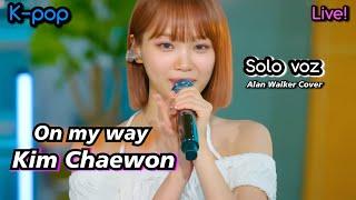 CHAEWON LE SSERAFIM - ON MY WAY EN VIVO SOLO VOZ COVER DE ALAN WALKER