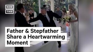 Brides Father & Stepfather Give Her Away Together