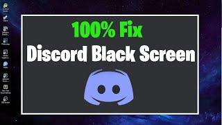 How to fix discord black screen error