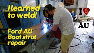 Ford AU repairs and welding tuition with @WhitelandRestorations