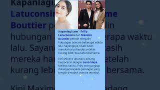 Berteman Baik Setelah Putus Prilly Latuconsina Dukung Cinta Maxim Bouttier dan Luna Maya #shorts