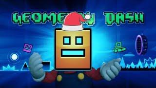 Mario plays geometry dash