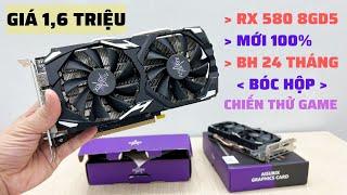 Mua Card Giá 16 Triệu Mới 100% Bóc Hộp Có Gì ? Chiến Game Ra Sao ? Card RX 580 8GD5 AISURIX