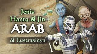 Jenis Hantu & Jin Arab serta Ilustrasinya  Kartun Hantu & Cerita Misteri Horor #HORORTIME