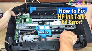 HP Ink Tank 310  415  GT 5810  GT 5820 E3 Error Solution Tagalog Tutorial  INKfinite