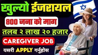 How to apply for caregiver  job in israel 2024Caregiver visa open in IsraelWork visa in israel