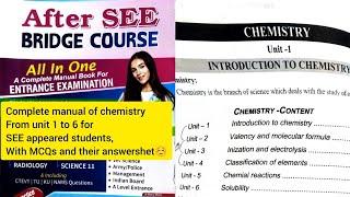 Chemistry notes  BRIDGE COURSE  FROM UNIT 1 TO UNIT 6 WITH MCQs and their answershet