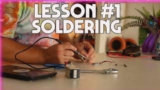 REPAIR ANY DRONE. LESSON 1. Soldering