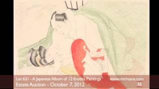 Anonymous A Japanese Album of Erotica Paintings Shunga