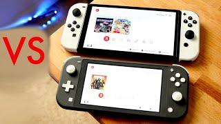 Nintendo Switch OLED Vs Nintendo Switch Lite Comparison Review