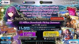 FGO NA 15M Downloads Campaign Skadi Gacha Roll