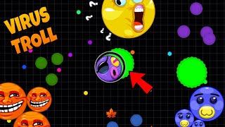 VIRUS TROLLING - Agar.io Mobile