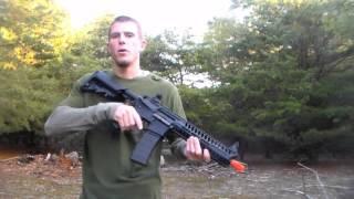 Lancer Tactical MMC Airsoft Gun ChronoShooting Test