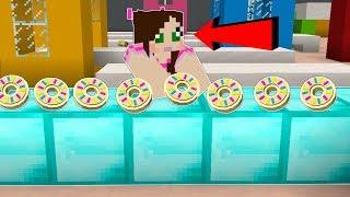 Minecraft DONUT FACTORY TYCOON BAKING RAINBOW DONUTS & GETTING RICH Modded Mini-Game