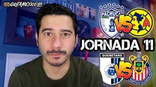 QUINIELA JORNADA 11  PREDICCIONES LIGA MX